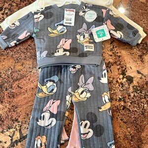 Disney Character Gray and pink 4 piece mix and match lounge Set